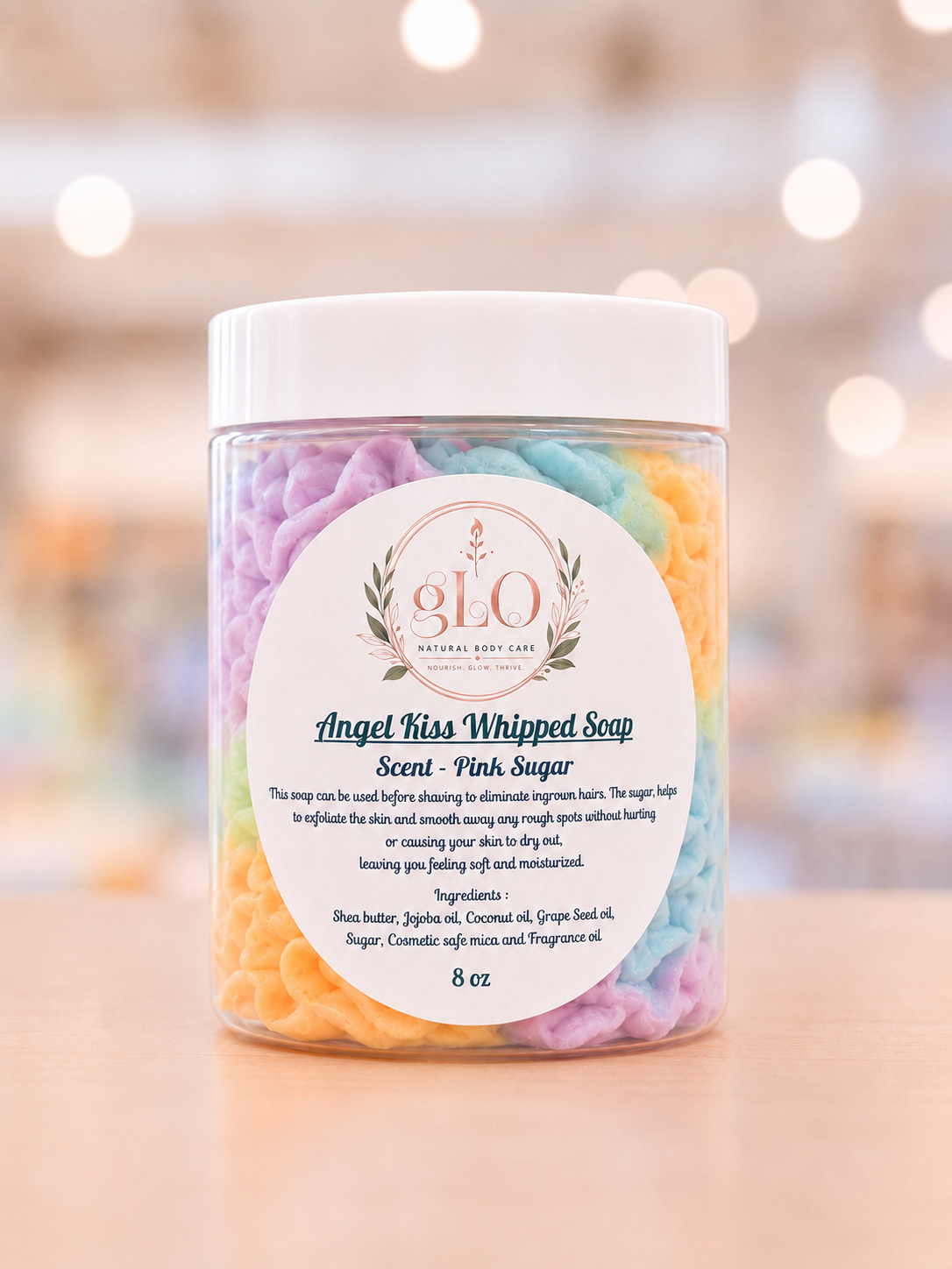 Angel Kisses Whipped Soap 8oz.