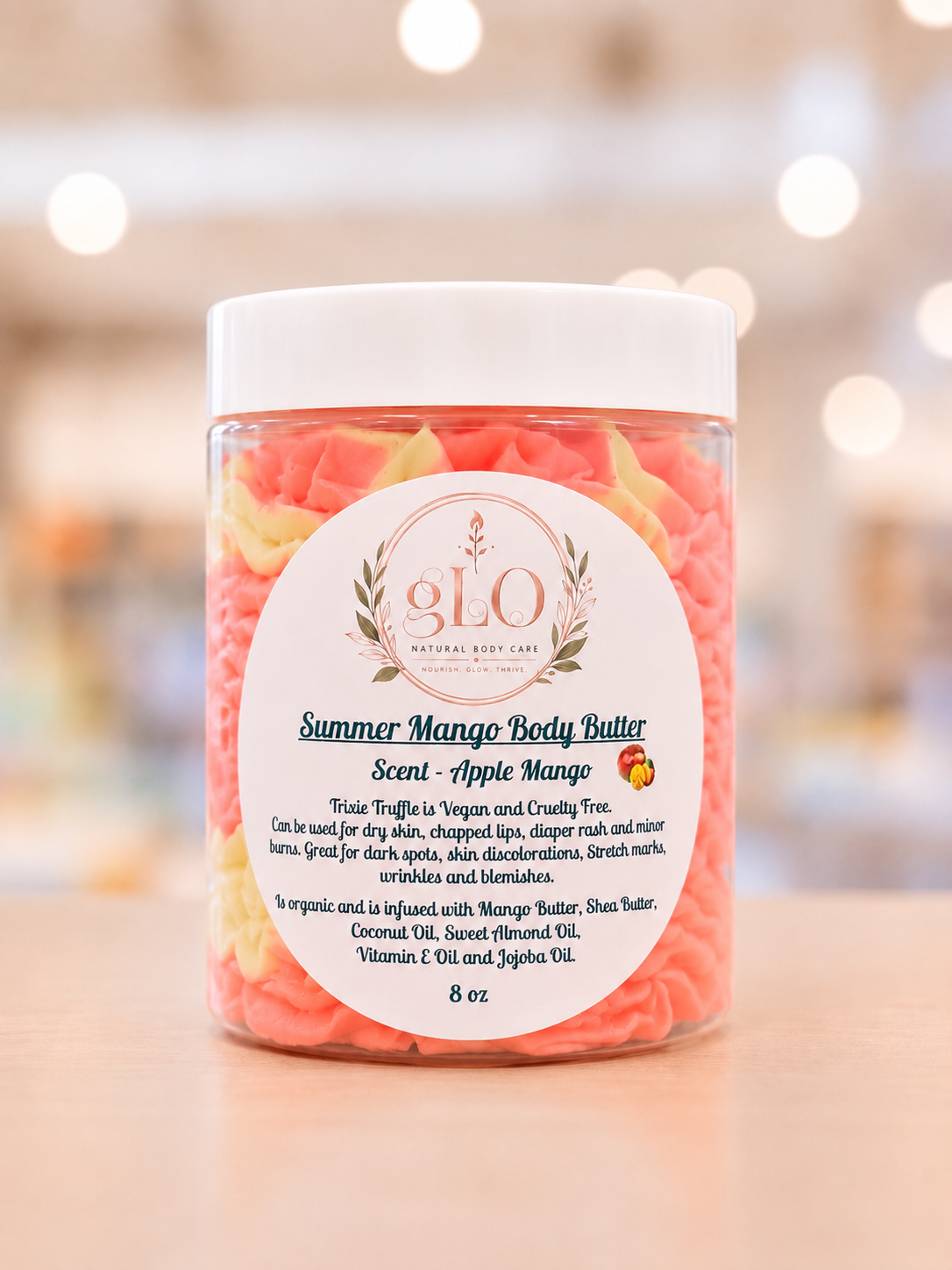 Glo's Summer Mango Whipped Body Butter