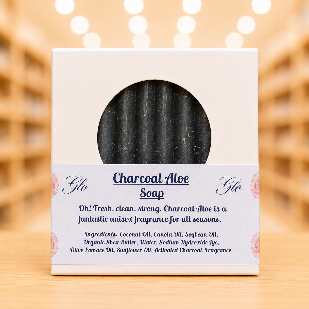 Charcoal Aloe Soap