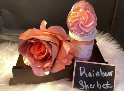 Rainbow Sherbet Whipped Body Butter .